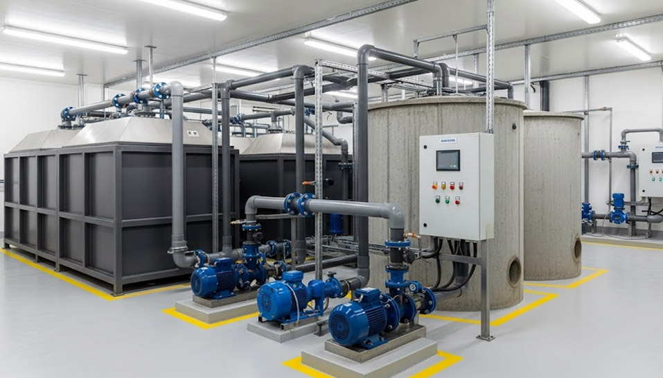 Industrial Sewage Treatment Plant (STP) for Hospital Waste Management